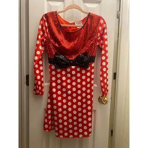 Minnie Mouse Costume Adult Woman Medium